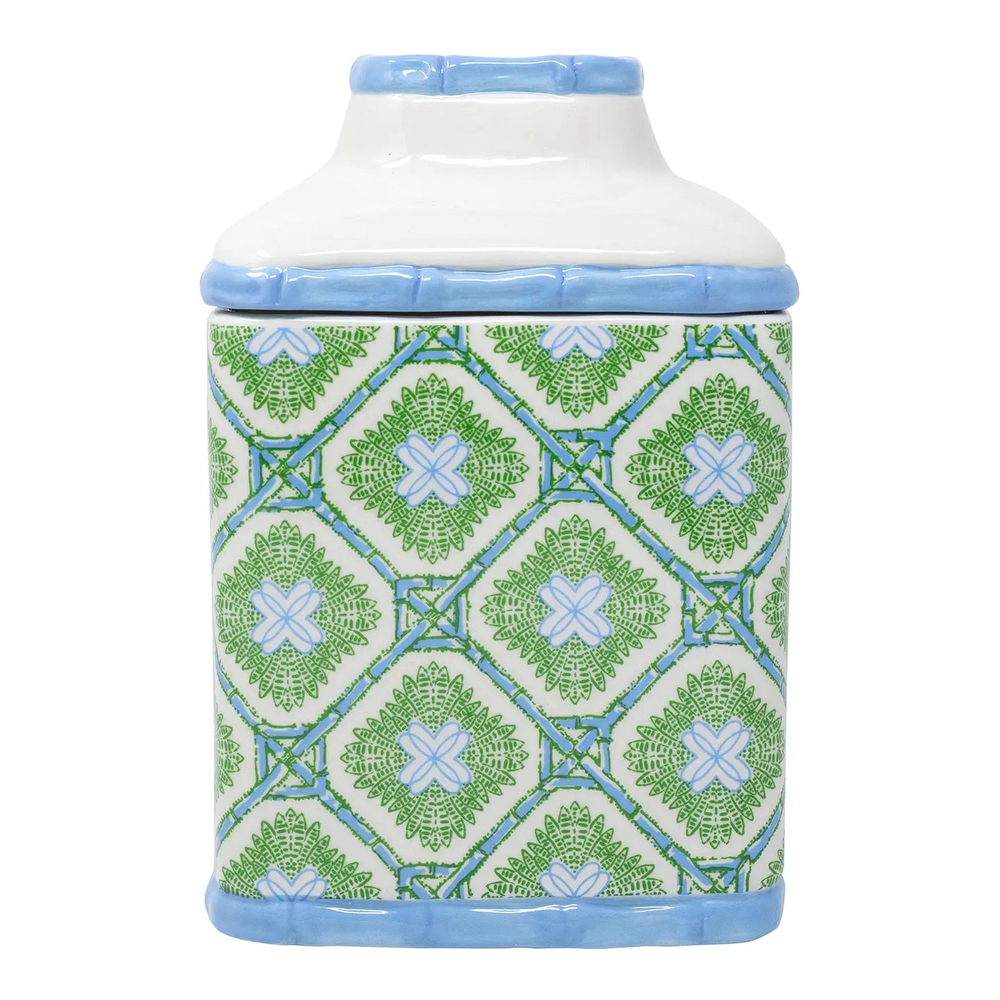 Tissue Holder | Bamboo Logo Trellis