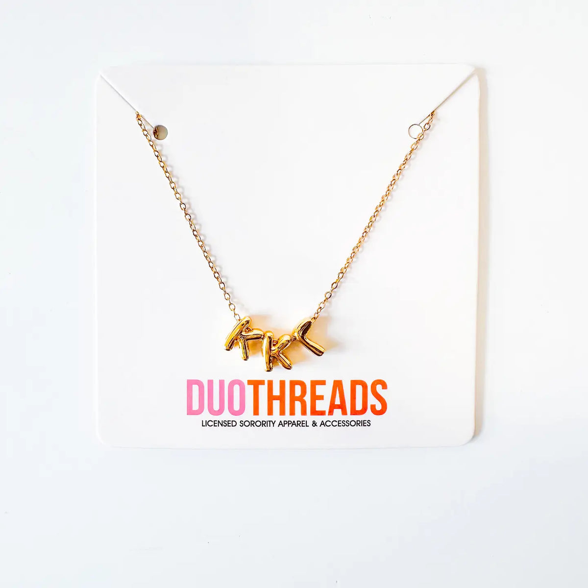 Bubble Letter Sorority Necklace | KAPPA KAPPA GAMMA