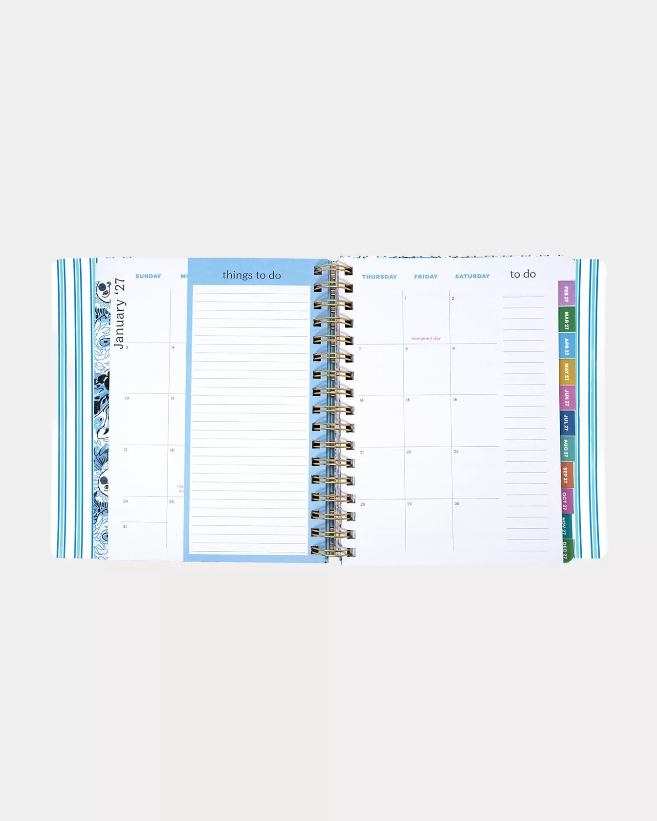 17 Month Soft Cover Planner, Mint Condition Burst