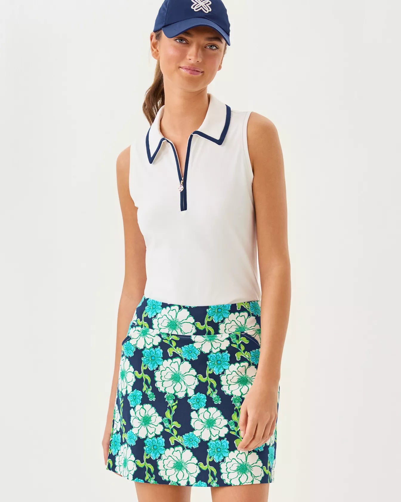 Frida Half Zip Sleeveless Polo UPF 50+