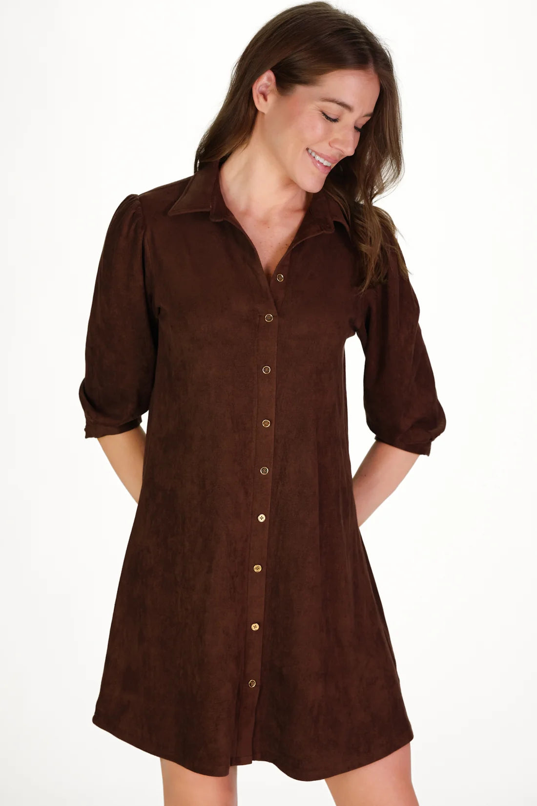 Suede Ashlynn Dress