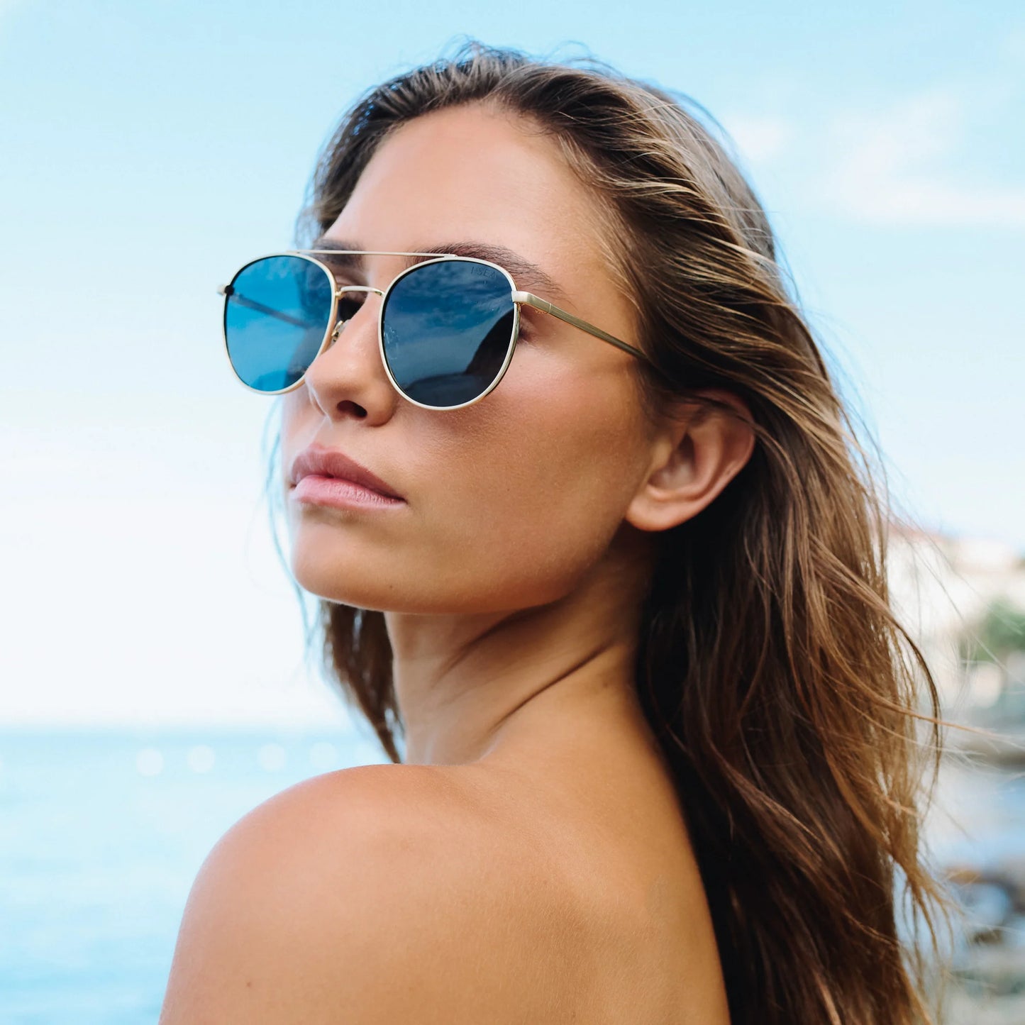 I-Sea Easton | Gold | Smoke Polarized Lens