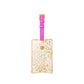 Luggage Tag, Gold Pattern Play