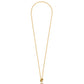 Kendra Scott Daphne Crystal Frame Toggle Necklace Gold Ivory Mother of Pearl