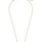 Kendra Scott Elisa Short Pendant Necklace / Gold Peridot Illusion