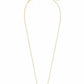 Kendra Scott Elisa Short Pendant Necklace / Gold Colbalt Cats Eye