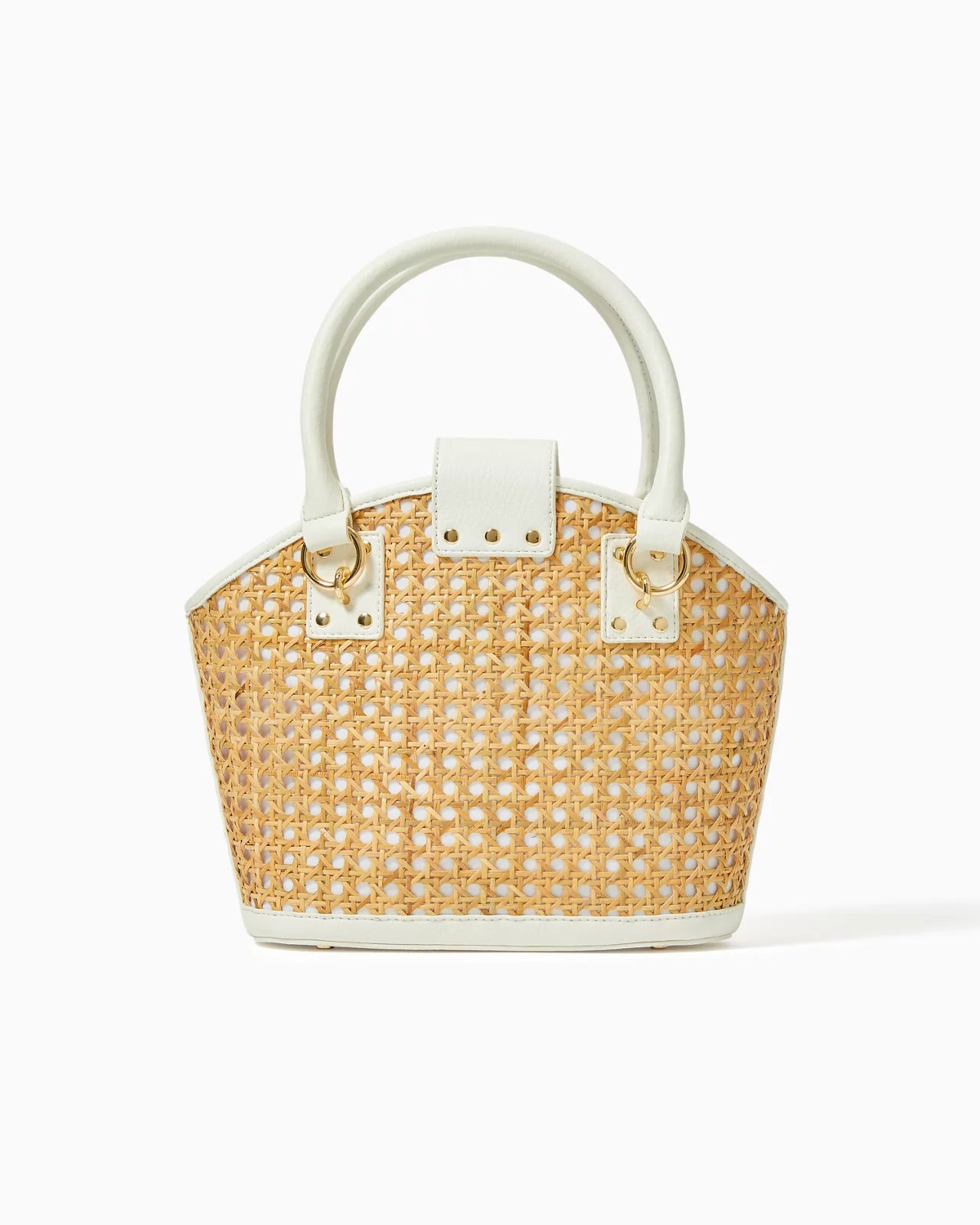 CANE BAMBOO BAG MEDIUM - Villa d'Este | Lago di Como