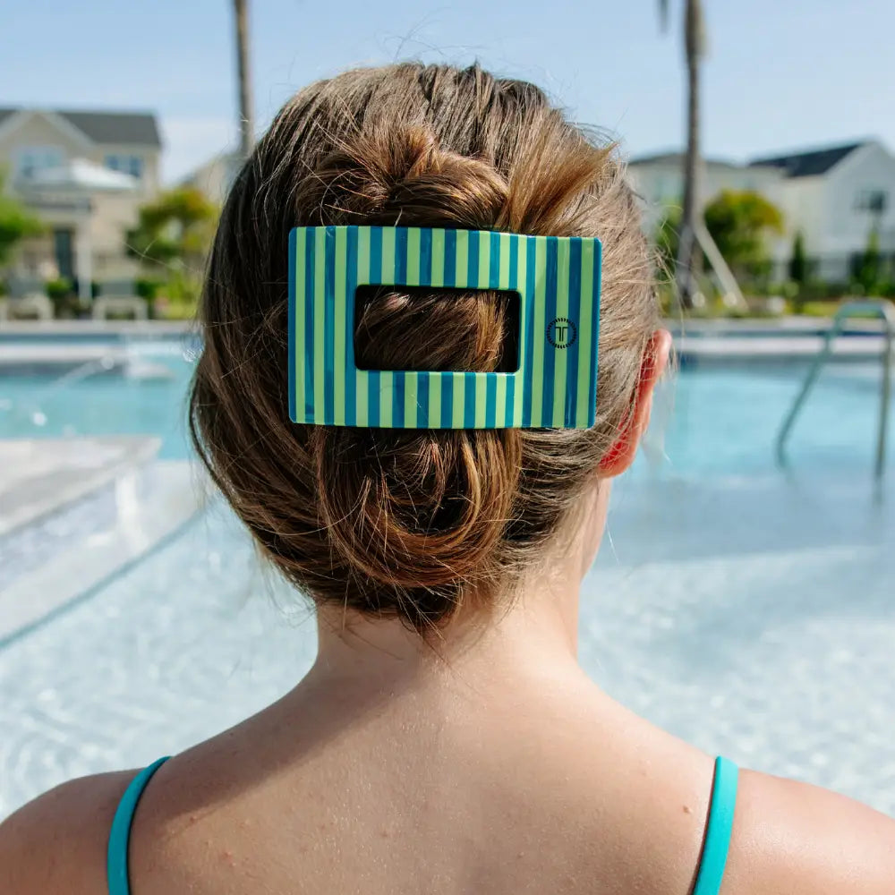 Cabana Cutie - Large - Flat Rectangle Hair Clip