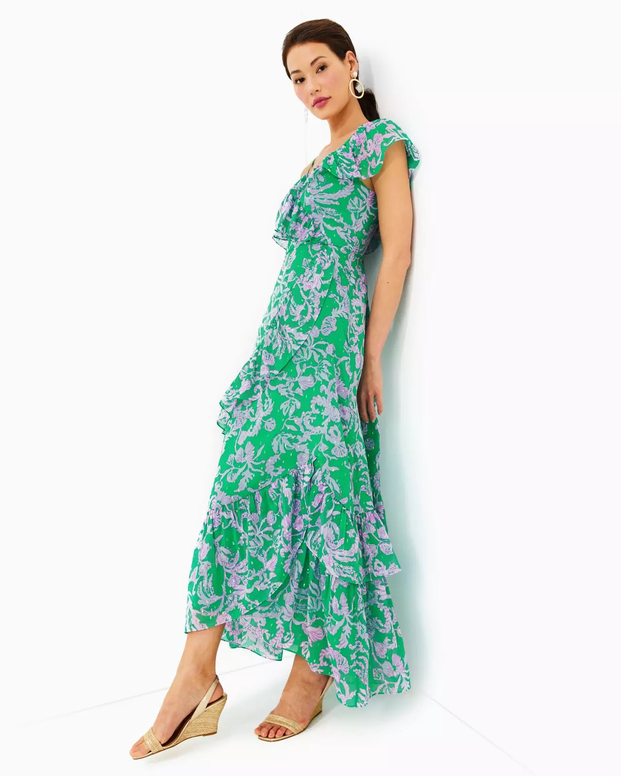 Rosalynn Ruffle Maxi Dress