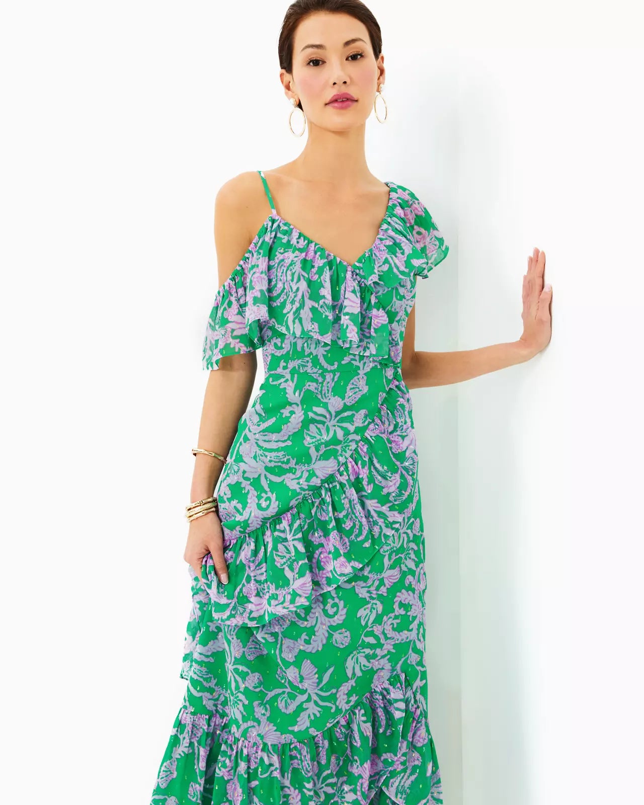 Rosalynn Ruffle Maxi Dress