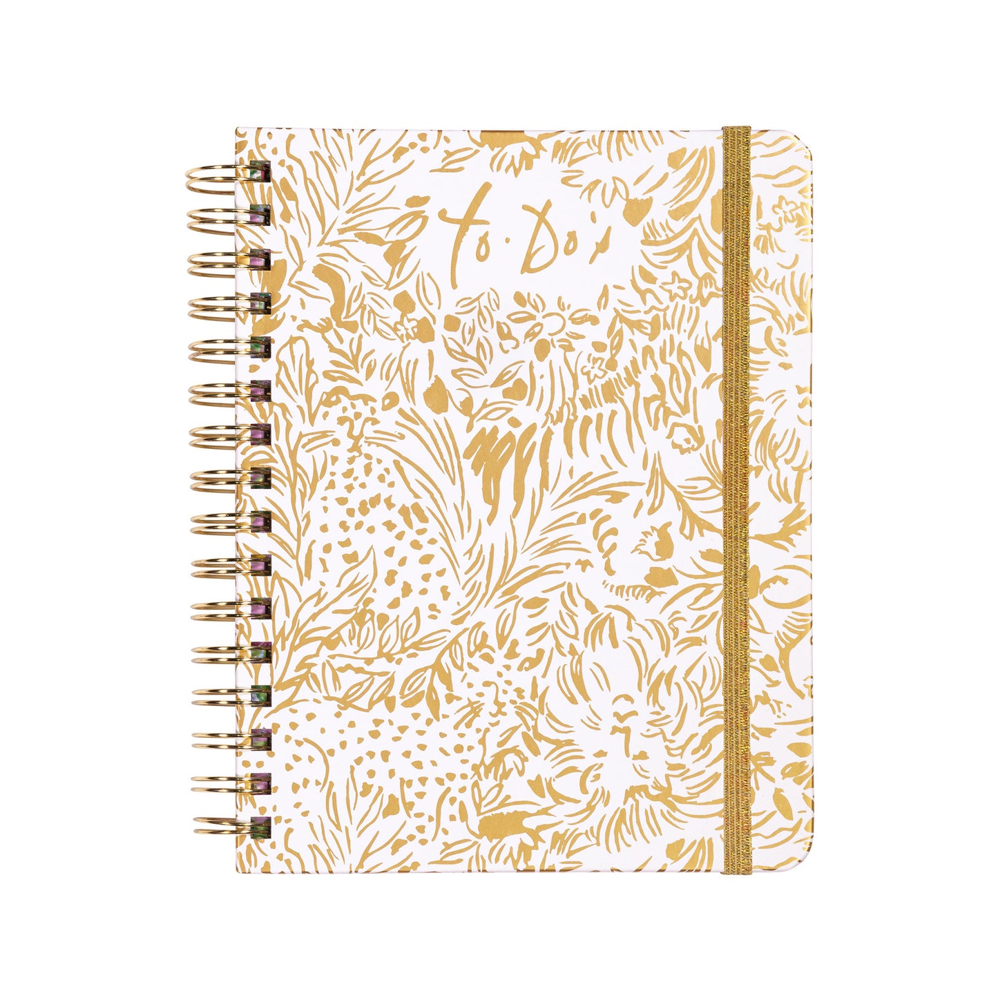 To Do Planner, Gold Metallic Dandy Lions