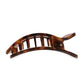 Flat Rectangle Hair Clip - Large - Tortoise
