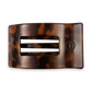 Flat Rectangle Hair Clip - Medium - Tortoise