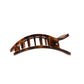 Flat Rectangle Hair Clip - Medium - Tortoise