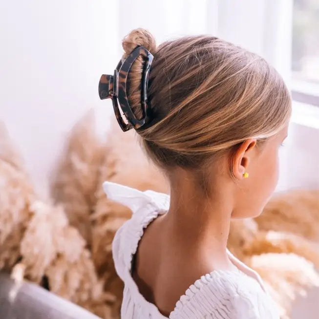 Open Hair Clip - Medium - Tortoise