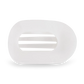 Round Flat Hair Clip - Medium - Coconut White