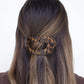 Round Flat Hair Clip - Medium - Tortoise