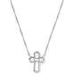 Kendra Scott Cross Medallion Short Pendant Necklace / Silver Ivory Mother of Pearl (Copy)