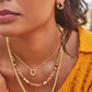 Kendra Scott Letter O Pendant Necklace / Gold Metal