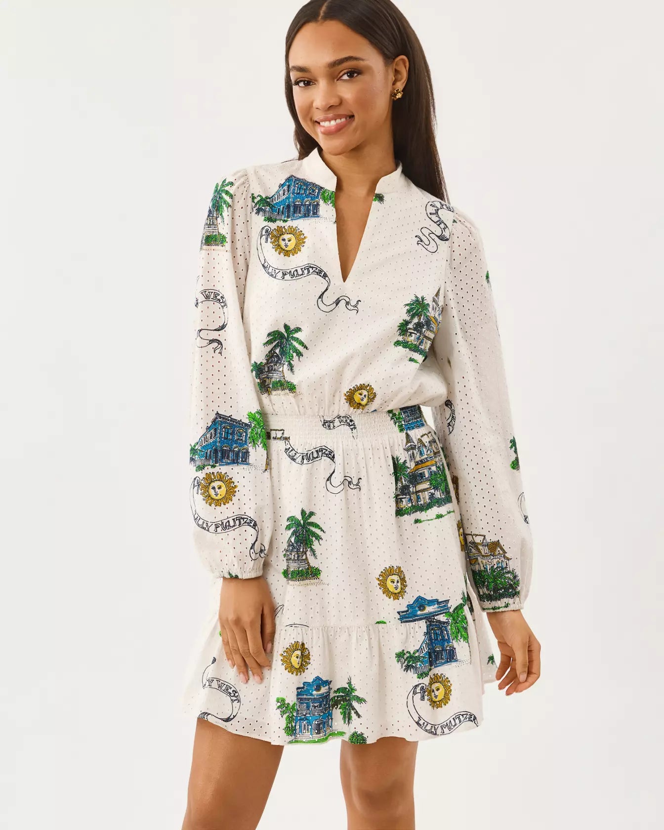 Axton Eyelet Dress
