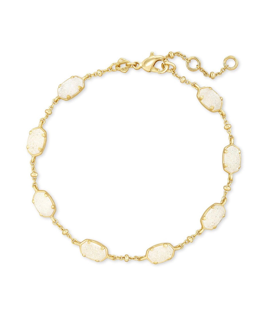 Kendra Scott Emilie Link Bracelet / Gold Iridescent Drusy