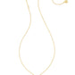 Kendra Scott Dolly Parton Ari Heart Music Note Necklace / Gold Iridescent Drusy