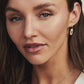 Kendra Scott Elisa Luxe Short Pendant Necklace / Gold White Cz