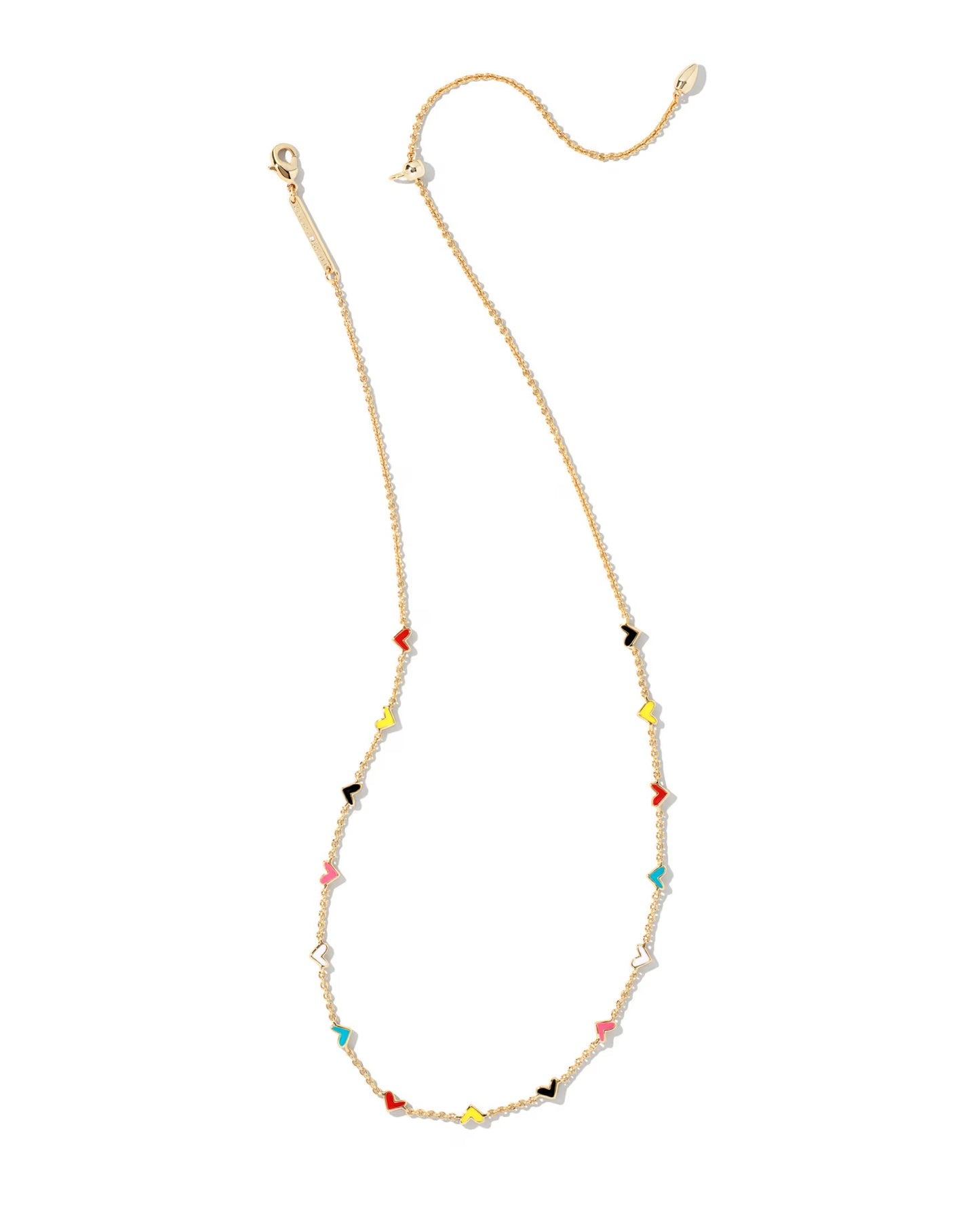 Kendra Scott Haven Heart Strand Necklace / Gold Multi Mix
