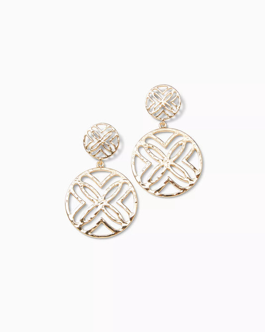 Lilly Logo Statement Earrings