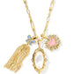 Kendra Scott Dolly Parton Ari Heart Butterfly Charm Necklace / Gold Multi Max