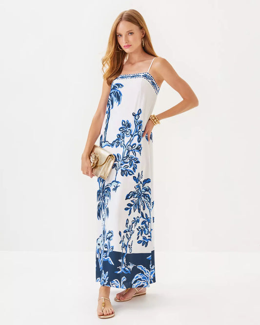 Jesslyn Silk Maxi Slip Dress