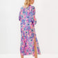 Perry Long Sleeve Maxi Coverup