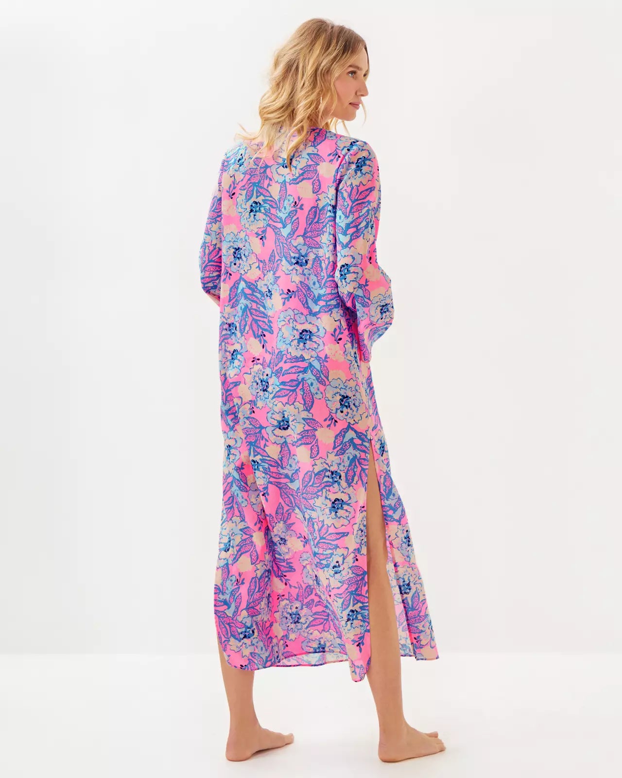 Perry Long Sleeve Maxi Coverup