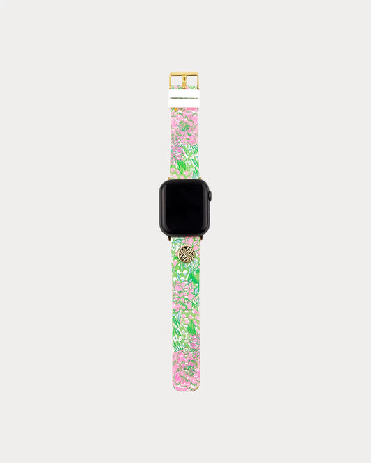 Silicone Apple Watch Band, Lime Feeling Good