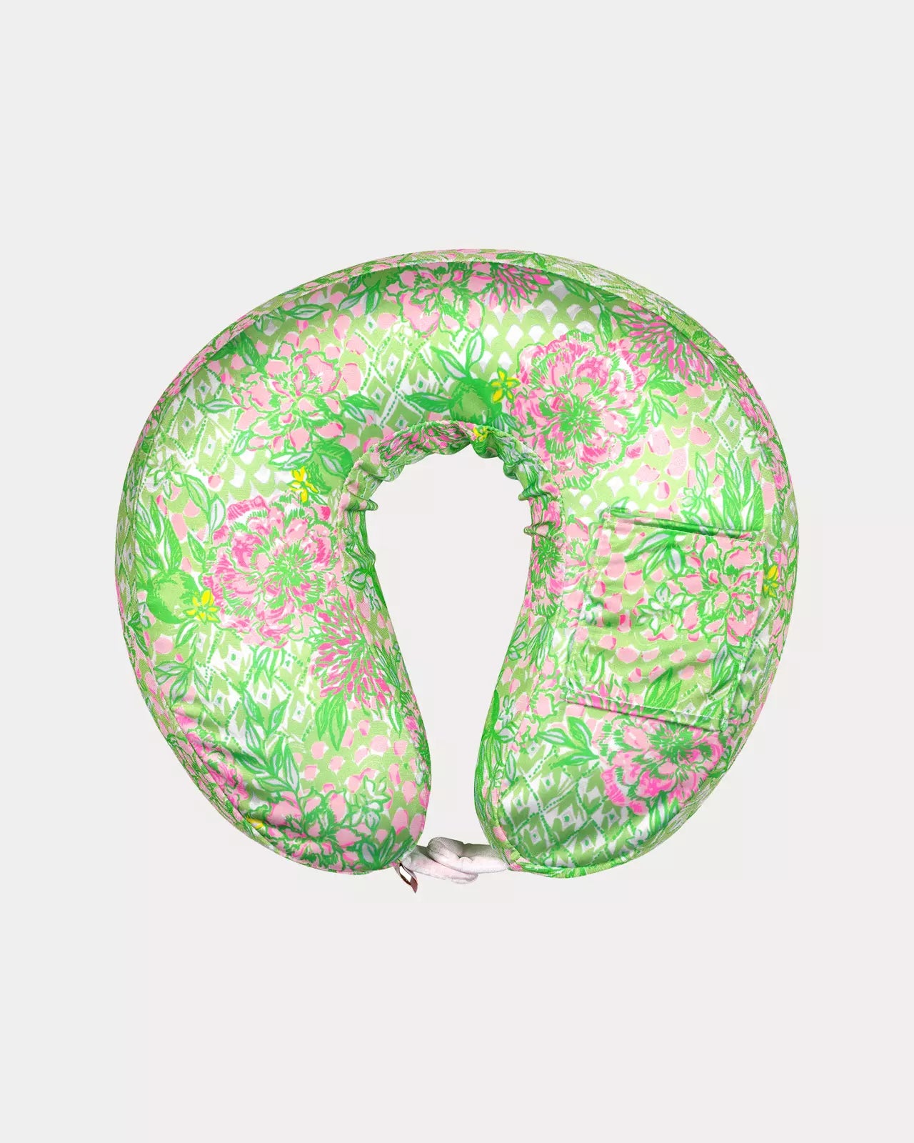 Neck Pillow and Eye Mask, Lime Feeling Good