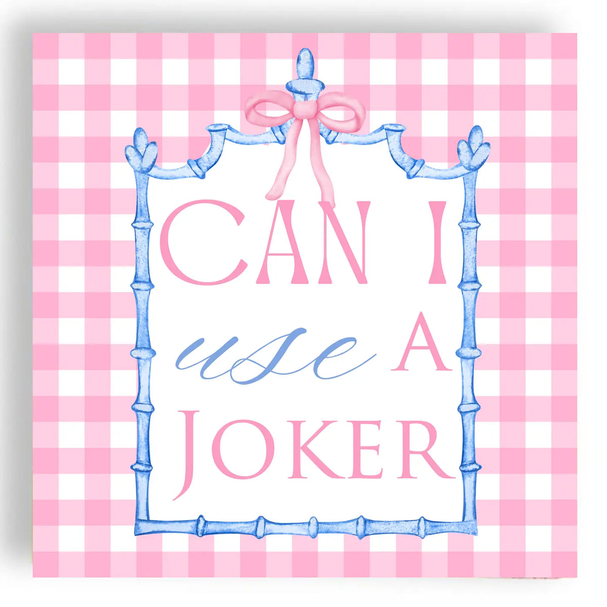 Mahjong "Can I Use A Joker?" 24ct Cocktail Napkins (3 Ply)
