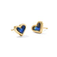 Kendra Scott Framed Ari Heart Stud Earrings / Gold Mood Stone