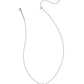 Kendra Scott Volleyball Short Pendant Necklace / Silver White Mother Of Pearl