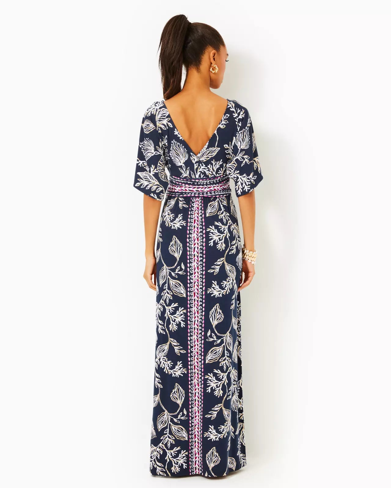 Parigi Boat Neck Maxi Dress