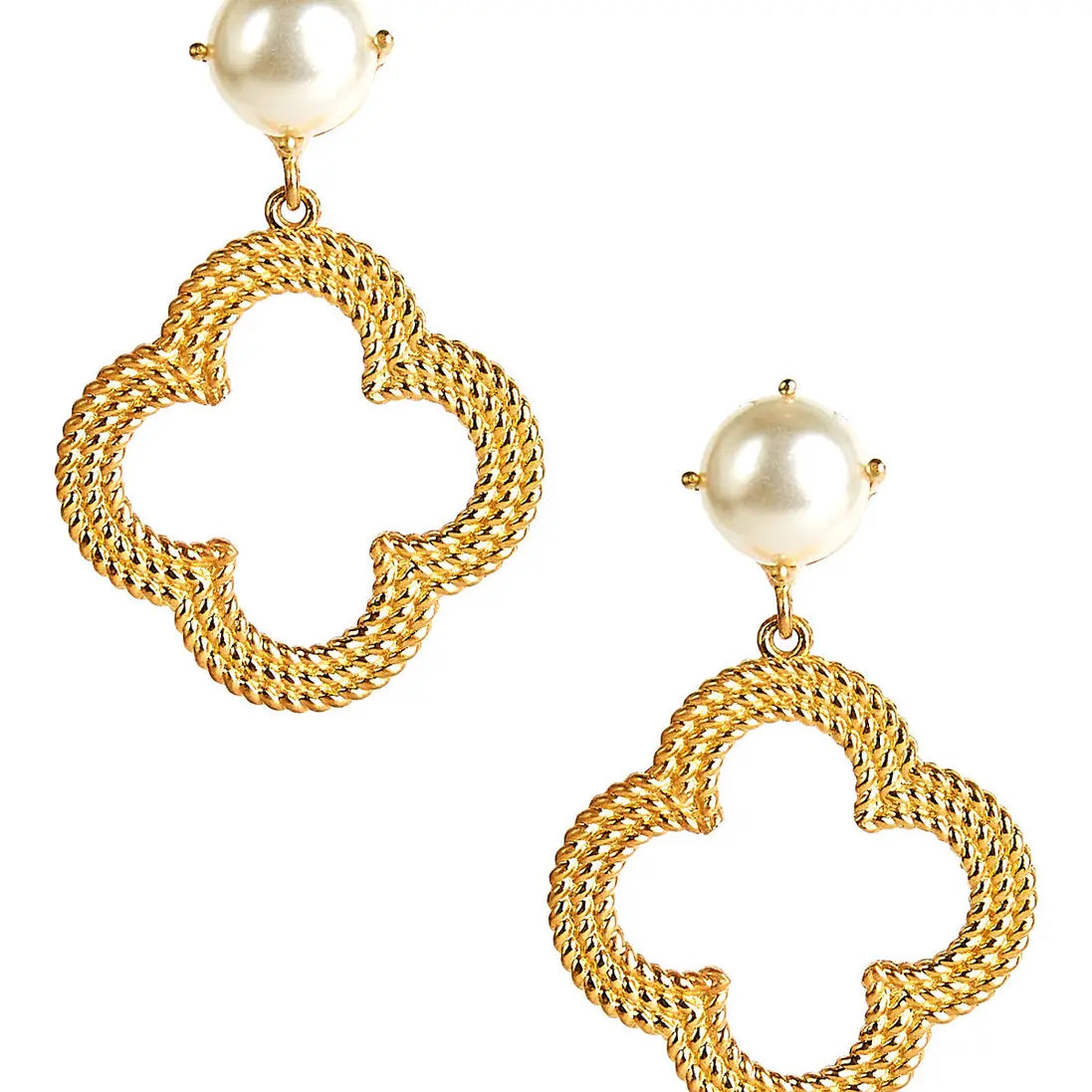 Bryn Gold and Pearl Earrings