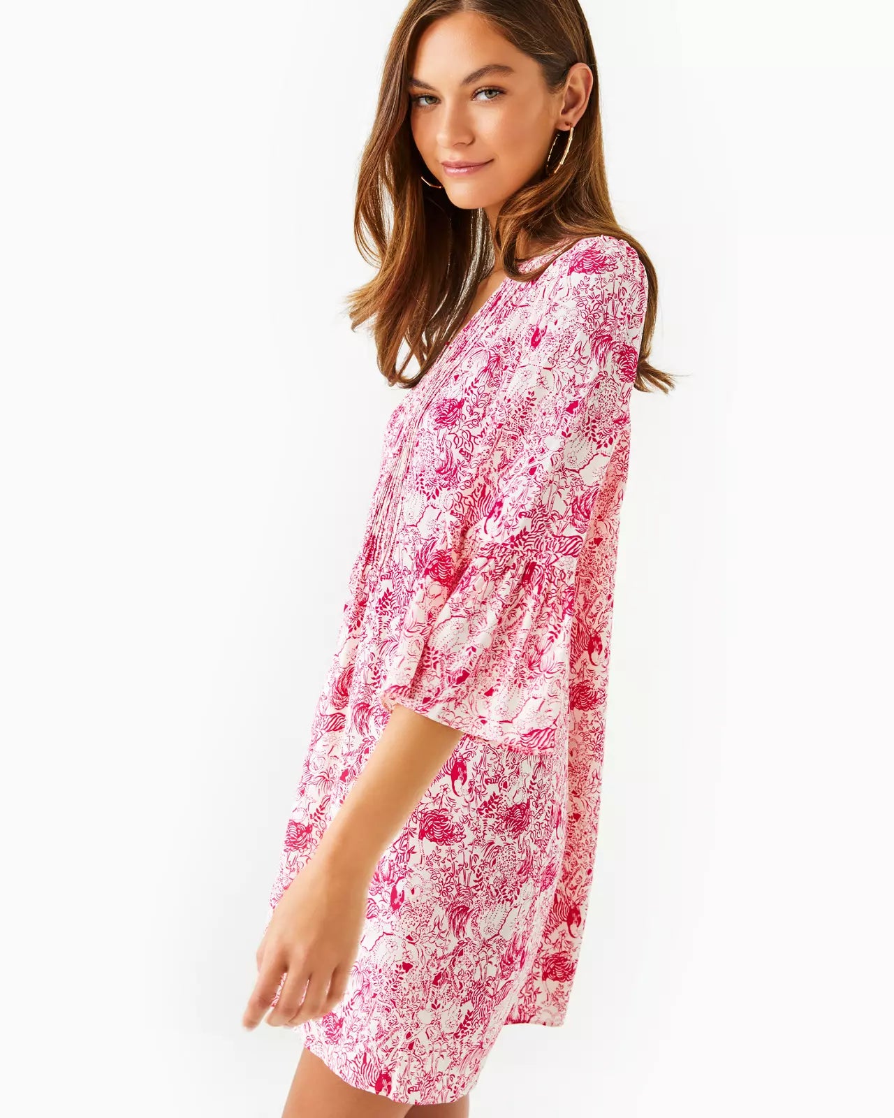 Danika 3/4 Sleeve Tunic Dress