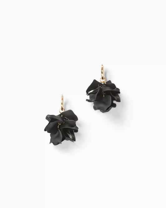 Fine Vine Earrings - Noir