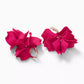 Fine Vine Earrings - Raspberry Rouge