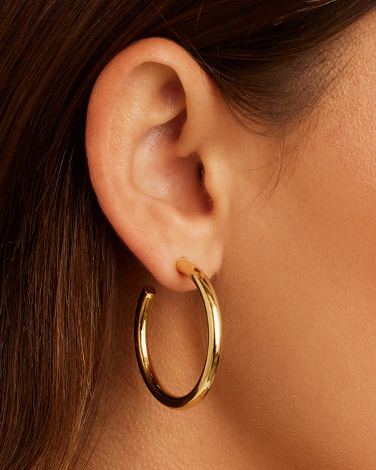 Gorjana Carter Hoops | Gold