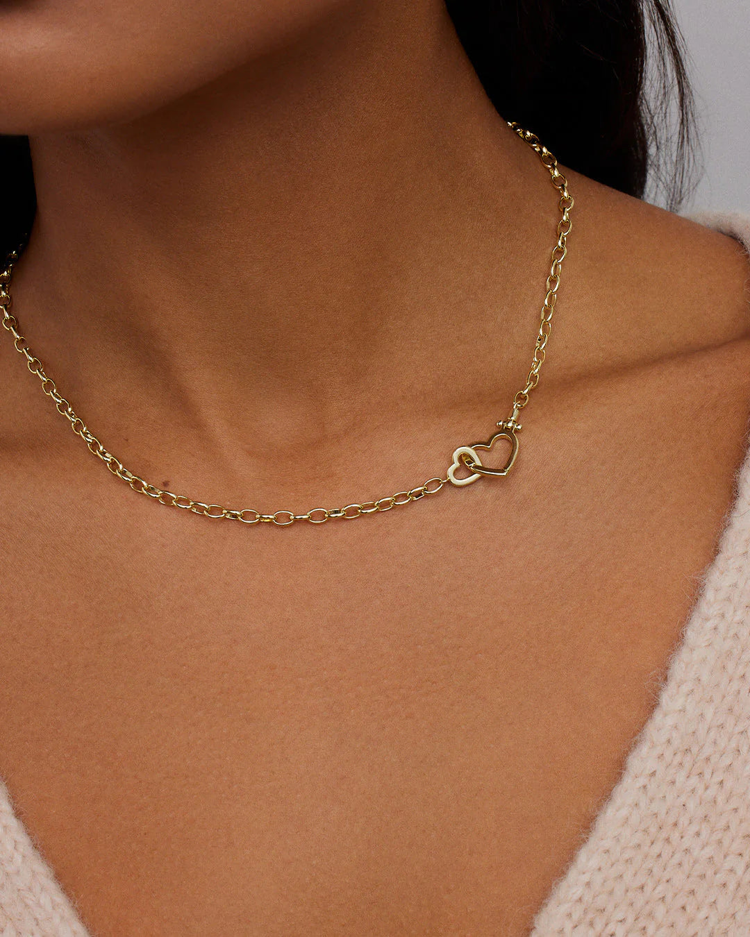 Gorjana Parker Heart Necklace | Gold