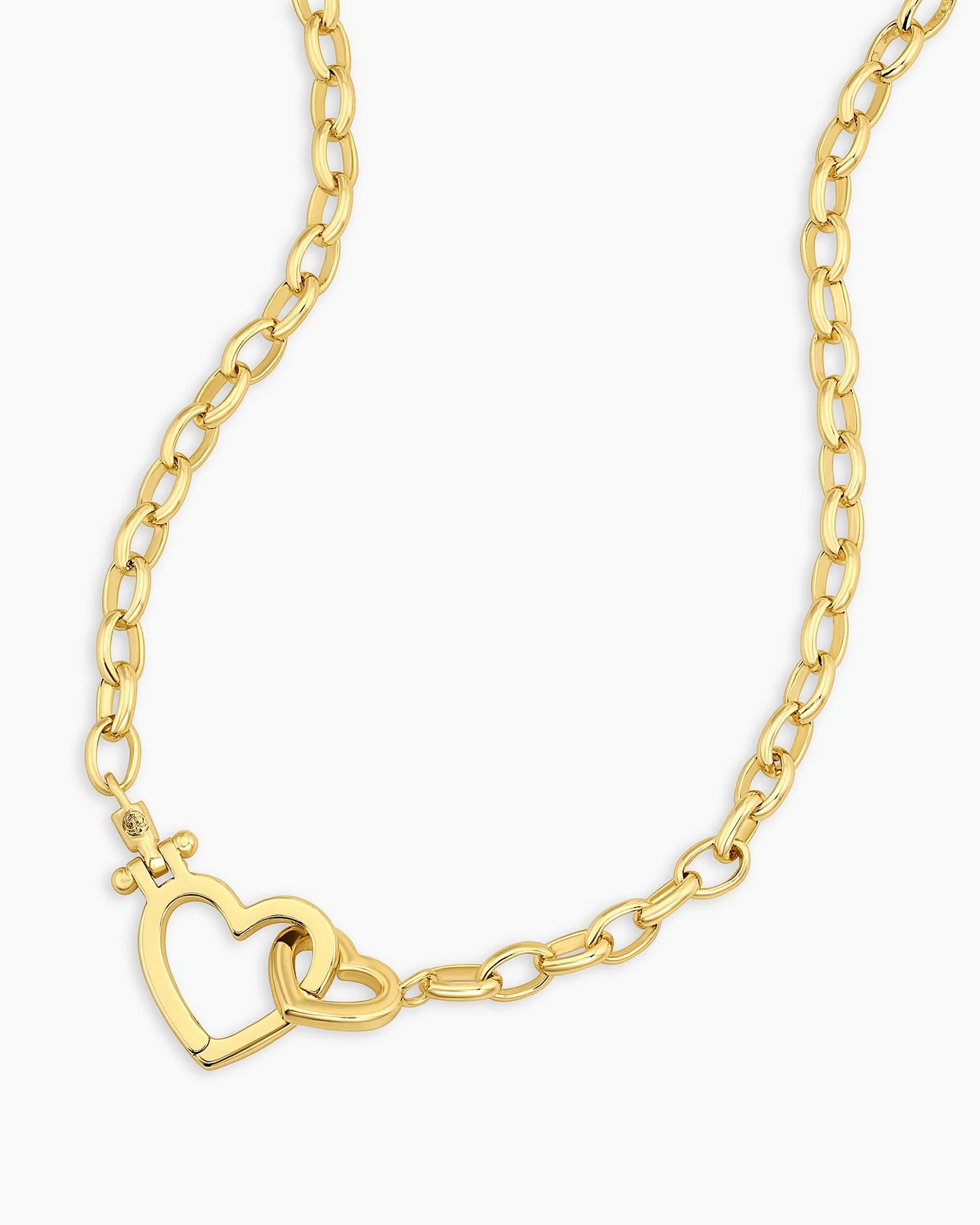 Gorjana Parker Heart Necklace | Gold