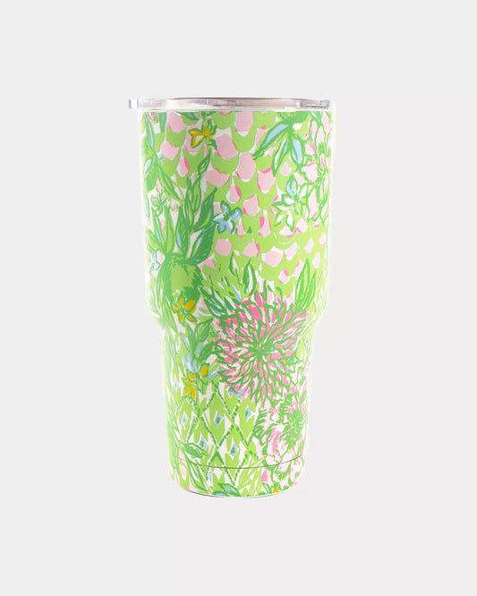 Insulated Tumbler, Lime Feeling Good