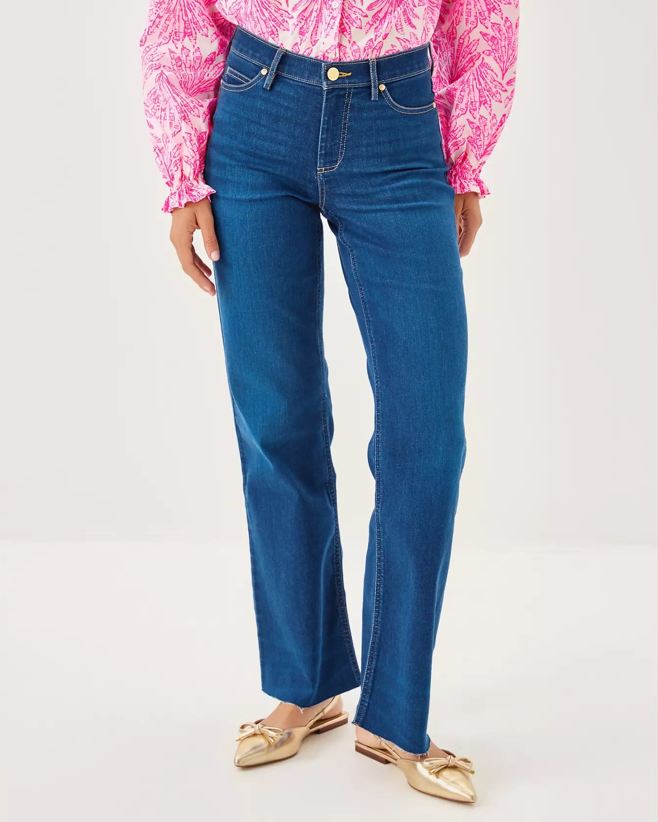33" Aniston High Rise Straight Leg Jean