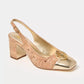 Mari Cork Slingback Pump