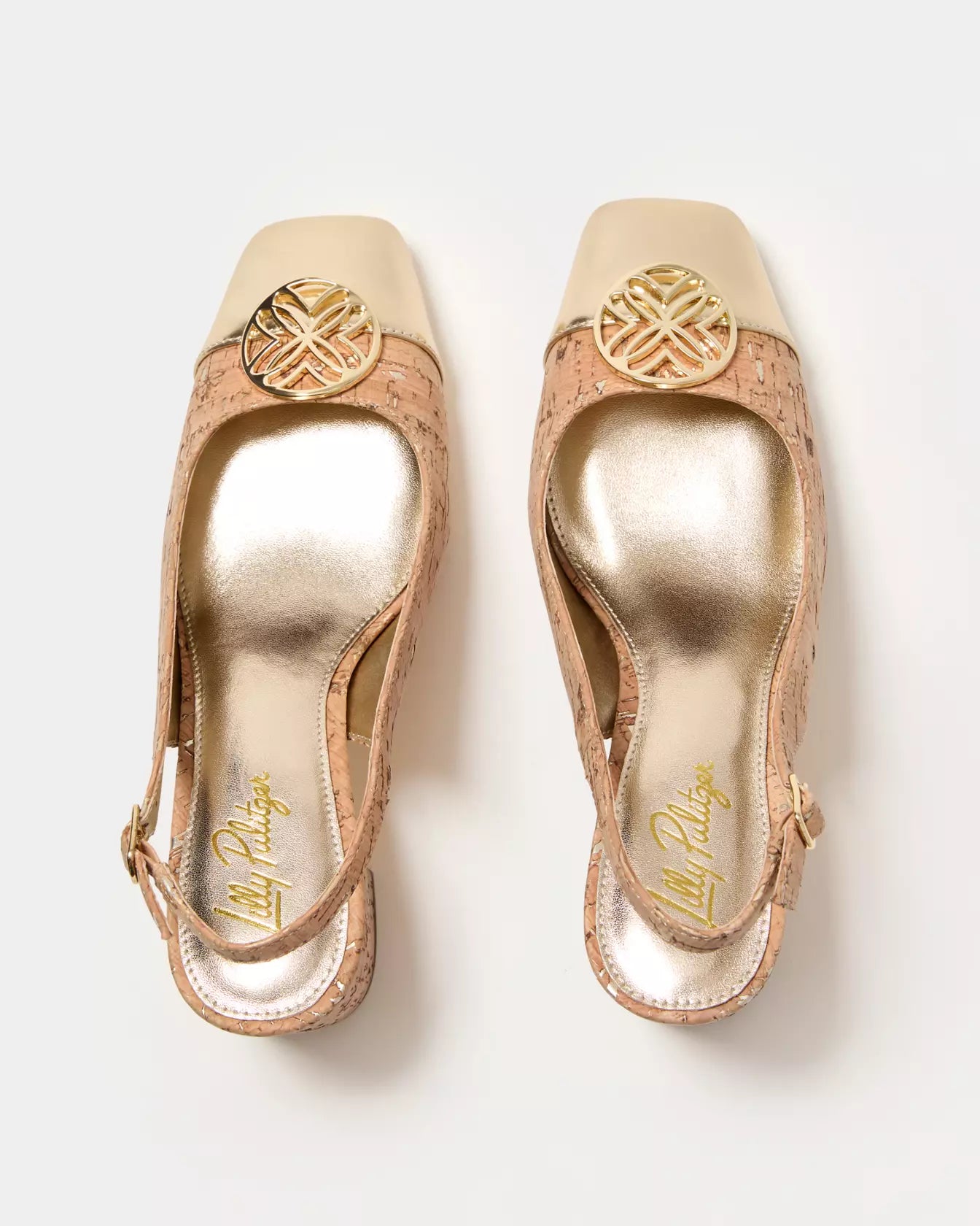 Mari Cork Slingback Pump